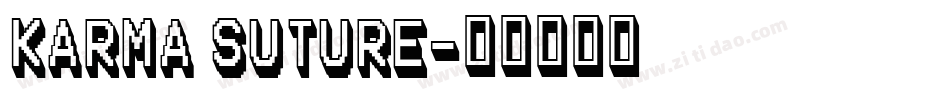 KARMA SUTURE字体转换